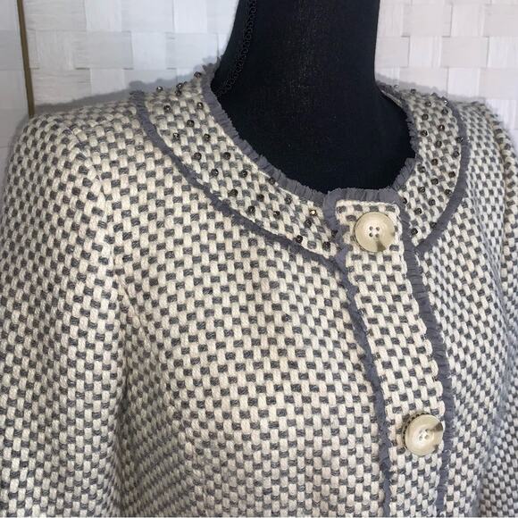 Juicy Couture Blazer Jacket Tweed with button snaps Clueless Women’s Size Small - Picture 2 of 13